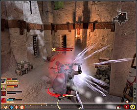 You have to reckon the fact, that slavers #1 will join the fight after few moments - Bait and Switch - p. 1 - Act I - Dragon Age II Game Guide