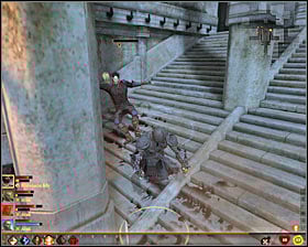 To find the first group of assassins go at night to localization Hightown - The Square in Hightown - Sketchy on the Details - Act II - Dragon Age II Game Guide