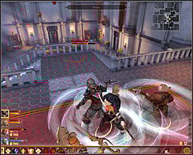 You have to fight as long as golem temporarily disappears and sends weaker monsters after you - The Haunting - Act III - Dragon Age II Game Guide