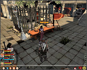 After eliminating the monsters, check the area north from the exit of the caves - The Seal of House Talwain - Act I - Dragon Age II Game Guide