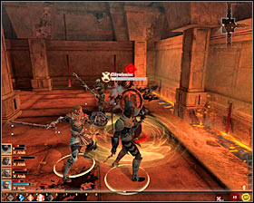 As I have already mentioned, to reach the place with the book, you have to come back to the previous corridor and open the door leading north #1 - Forbidden Knowledge - p. 1 - Act II - Dragon Age II Game Guide