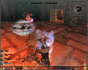 After few moments you will fight with the demon of desire #1, accompanied by the filthy ones #2 - Forbidden Knowledge - p. 1 - Act II - Dragon Age II Game Guide