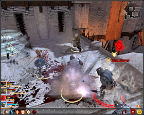 Here there is a long fight with crafty fellows cutters ahead of you #1, they will be led Kanky Hammerfingers # (M48, 2) - The Lowdown - Act II - Dragon Age II Game Guide