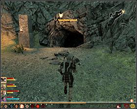 You will get this task automatically while completing companion quest connected with Merrill - Honoring The Fallen - Act II - Dragon Age II Game Guide