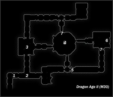 Legend - Map M29 Abandoned Ruins; Map M30 Ruined Passage | Maps - Maps - Dragon Age II Game Guide