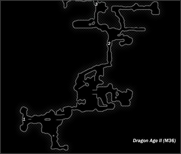 Legend - Map M35 Arthuris Private Docks; Map M36 Slaver Caverns | Maps - Maps - Dragon Age II Game Guide