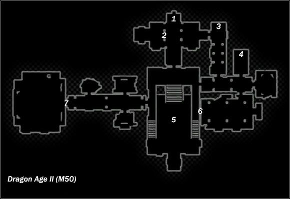 Legend - Map M49 Suspicious House; Map M50 Templar Hall | Maps - Maps - Dragon Age II Game Guide