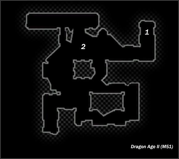 Legend - Map M51 Decrepit Alley; Map M52 DuPuis Estate | Maps - Maps - Dragon Age II Game Guide