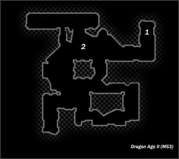 Legend - Map M53 Blind Alley; Map M54 Kirkwall area | Maps - Maps - Dragon Age II Game Guide