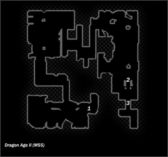 Legend - Map M55 Arlans Hideaway; Map M56 Bartrand Estate | Maps - Maps - Dragon Age II Game Guide