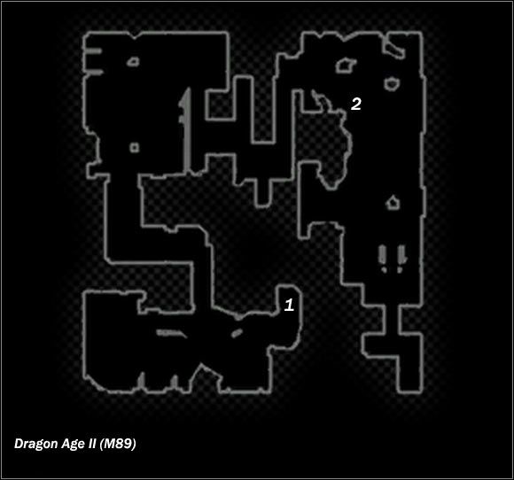 Legend - Map M89 Sewer passage; Map M90 Prides End | Maps - Maps - Dragon Age II Game Guide