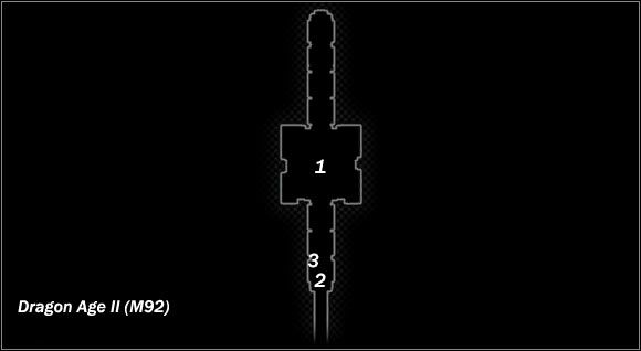Legend - Map M91 Secret Rendezvous site; Map M92 Gallows Prison | Maps - Maps - Dragon Age II Game Guide