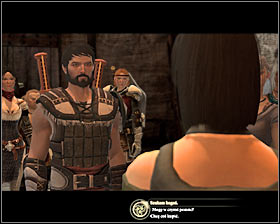 Inside the shop, search for Lirene #1 (M14, 5) - Tranquility - Act I - Dragon Age II Game Guide