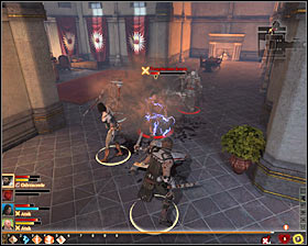 Start by attacking the Templars and Templar Archers #1, who should die rather quick - Tranquility - Act I - Dragon Age II Game Guide