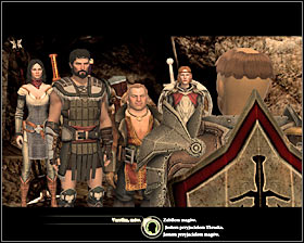 After getting out to the surface, a conversation between Thrask and Karras will automatically start #1 - Act of Mercy - p. 2 - Act I - Dragon Age II Game Guide