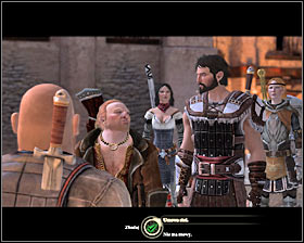 During the conversation with Dougal (Varric can give you the details #1) you will learn that hes interested in financing the expedition, but Bartrand didnt want to cooperate with him - Friends in Low Places - Act I - Dragon Age II Game Guide