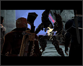If you already eliminated the Stone Abomination, you will be able to start plunder the vault at once #1 - The Deep Roads Expedition - p. 5 - Act I - Dragon Age II Game Guide