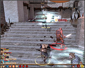 After reaching the blocked inn entrance, you can act in two basic ways - Demands of the Qun - p. 2 - Act II - Dragon Age II Game Guide