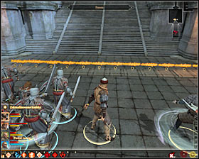 The first option is supporting Merediths plan, which assumes a frontal attack #1 (M4, 16) - Demands of the Qun - p. 3 - Act II - Dragon Age II Game Guide