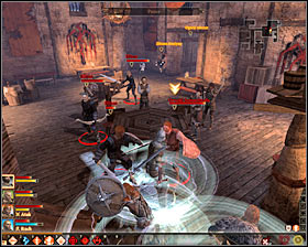 Exceptionally, I wouldnt recommend using Avelines help, as you would miss the chance for a very precious item - Offered and Lost - p. 1 - Act II - Dragon Age II Game Guide