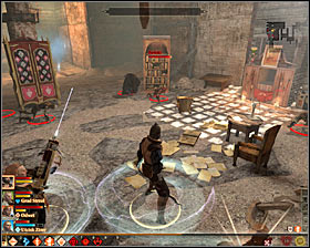 Head north and then west, picking up another Scribbled Note #1 (M72, 4) and finding (automatically) Leandras locket on your way - All That Remains - p. 2 - Act II - Dragon Age II Game Guide