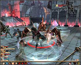 After depriving Meredith of another part of her health bar, two new Gate Guardians will appear at the same time #1 - The Last Straw - p. 5 - Act III - Dragon Age II Game Guide