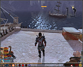The road leading to the northern part of the warehouse district is inaccessible, so head north-east #1 and then east - The Last Straw - p. 6 - Act III - Dragon Age II Game Guide