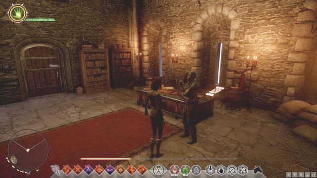 Scout in Cullens office - Dragon Age Inquisition: Perseverance - The Inner Circle (companion quests) - Dragon Age: Inquisition Game Guide & Walkthrough
