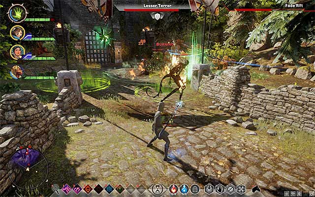 You need to seal the rift at the entrance to Redcliffe - Dragon Age Inquisition: In Hushed Whispers (siding with mages) - Main storyline quests (The Path of the Inquisitor) - Dragon Age: Inquisition Game Guide & Walkthrough