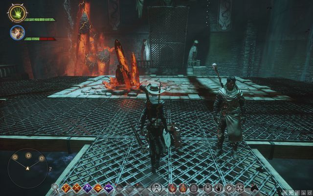 The upper fork - Dragon Age Inquisition: In Hushed Whispers (siding with mages) - Main storyline quests (The Path of the Inquisitor) - Dragon Age: Inquisition Game Guide & Walkthrough