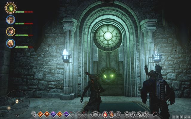 The door to the Alexiuss chamber - Dragon Age Inquisition: In Hushed Whispers (siding with mages) - Main storyline quests (The Path of the Inquisitor) - Dragon Age: Inquisition Game Guide & Walkthrough