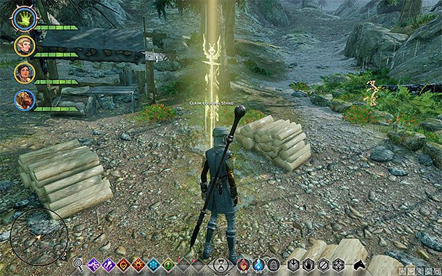An example of quarry and a logging stand - Dragon Age Inquisition: Quarries and logging stands - World Atlas - Dragon Age: Inquisition Game Guide & Walkthrough
