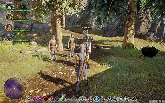 The place, where you find Blackwall - Dragon Age Inquisition: The Lone Warden - new party member - The Inner Circle (companion quests) - Dragon Age: Inquisition Game Guide & Walkthrough