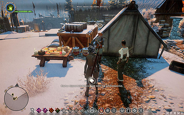 The quartermaster - Dragon Age Inquisition: Havens Best and Brightest - Side quests - Haven - Dragon Age: Inquisition Game Guide & Walkthrough