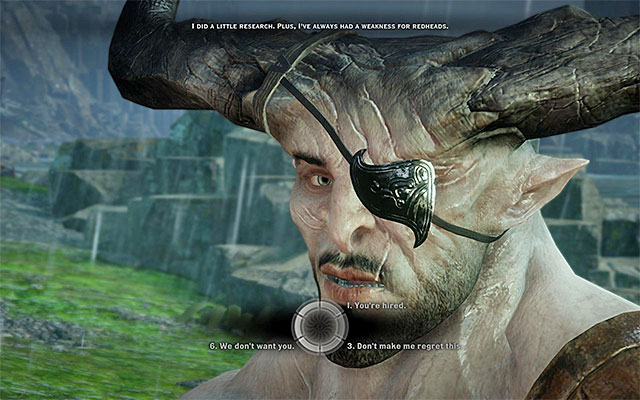 Enter a cooperation with the Iron Bull - Dragon Age Inquisition: The Captain of the Chargers - new party member - The Inner Circle (companion quests) - Dragon Age: Inquisition Game Guide & Walkthrough