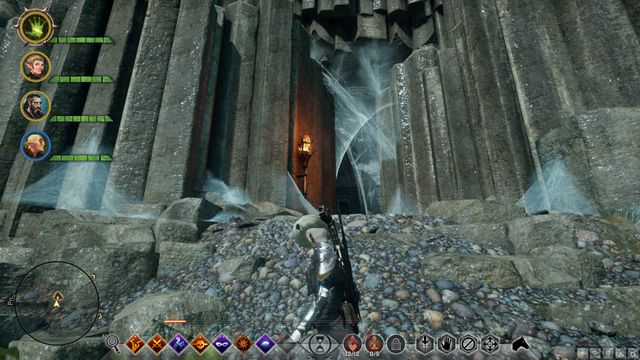 The entrance to the first cave to the North - Dragon Age Inquisition: Keeping the Darkspawn Down - Side quests - The Storm Coast - Dragon Age: Inquisition Game Guide & Walkthrough