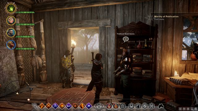 Talk to Kenric to receive another quest. - Dragon Age Inquisition: Worthy of Publication - The Frostback Basin - Jaws of Hakkon DLC - Dragon Age: Inquisition Game Guide & Walkthrough