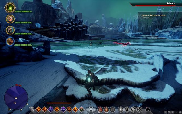 The dragons new lair. - Dragon Age Inquisition: Hakkon Wintersbreath - The Frostback Basin - Jaws of Hakkon DLC - Dragon Age: Inquisition Game Guide & Walkthrough