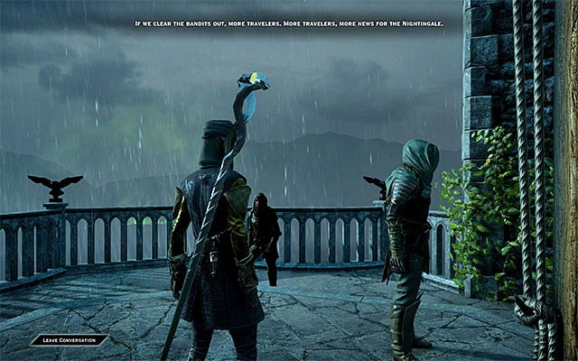 from the scout, you learn about highwaymen - Dragon Age Inquisition: Weeding Out Bandits - Side Quests - Crestwood - Dragon Age: Inquisition Game Guide & Walkthrough