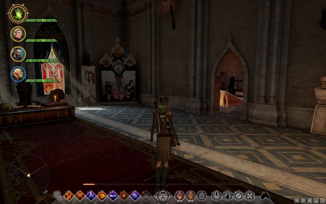 The passage in the study, into the secret room - Dragon Age Inquisition: Safe Keeping - Side Quests - Emerald Graves - Dragon Age: Inquisition Game Guide & Walkthrough