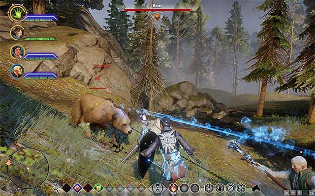 At the beginning, in the Hinterlands, you will have lots of problems with bears - Dragon Age Inquisition: What to do when I encounter strong enemies? - FAQ - Dragon Age: Inquisition Game Guide & Walkthrough