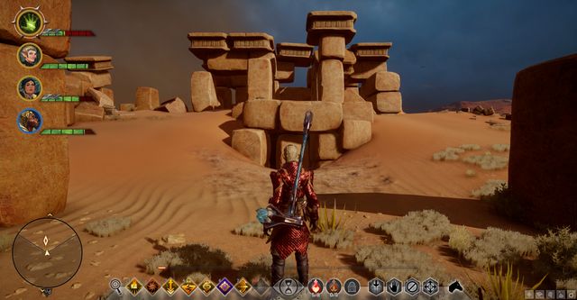 The locked cave entrance (as of now). - Dragon Age Inquisition: Hidden areas in The Western Approach - The Western Approach - Dragon Age: Inquisition Game Guide & Walkthrough