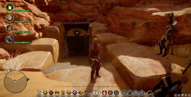 The opened cave entrance. - Dragon Age Inquisition: Hidden areas in The Western Approach - The Western Approach - Dragon Age: Inquisition Game Guide & Walkthrough