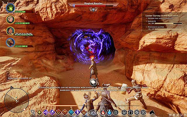 The latter way is less obvious but it allows skipping the fight with the guards (M19,4b) - Dragon Age Inquisition: Assault on Griffon Wing Keep - Side quests - The Western Approach - Dragon Age: Inquisition Game Guide & Walkthrough