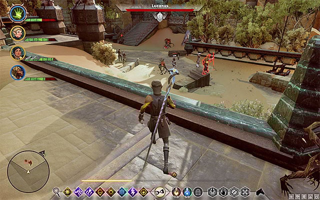 Attack Lucanus and his henchmen - Dragon Age Inquisition: A Tevinter Relic Hunt - Side quests - The Western Approach - Dragon Age: Inquisition Game Guide & Walkthrough