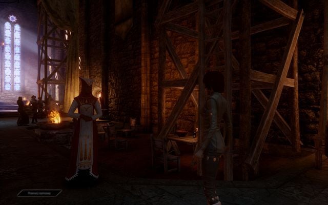 Mother Giselle in the main hall. - Dragon Age Inquisition: Last Resort of Good Men - The Inner Circle (companion quests) - Dragon Age: Inquisition Game Guide & Walkthrough