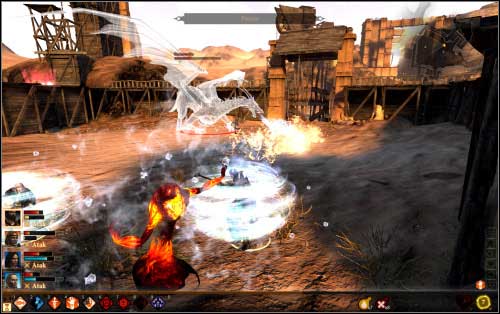 When the Malvernis's life level hits about 2/3 he will transform into a gigantic dragon - Walkthrough - Carta Hideout - Dragon Age II: Legacy - Game Guide and Walkthrough