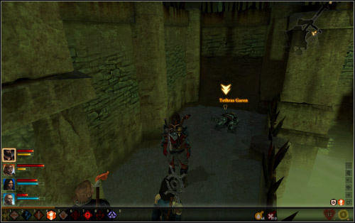 Finishing the quest Paragon's Heir won't require any fight - Walkthrough - Corypheus's Prison - Tower Base - Dragon Age II: Legacy - Game Guide and Walkthrough