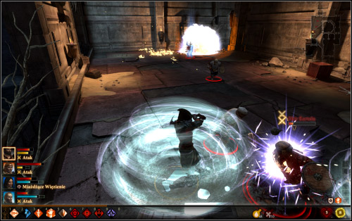 When you leave the trap you will get to the chamber surrounded by Carta's members (3) - Walkthrough - Corypheus's Prison - Riannon's Floor - Dragon Age II: Legacy - Game Guide and Walkthrough