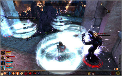 He will fight again but after few hits he will ask Dumat for the support - Walkthrough - The Final Seal - Dragon Age II: Legacy - Game Guide and Walkthrough